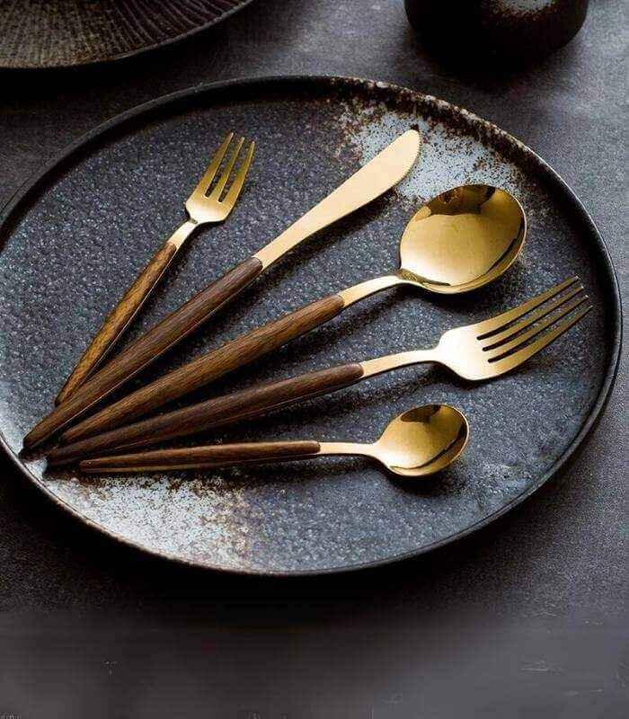Orina Cutlery Set - 30pcs-Welvere