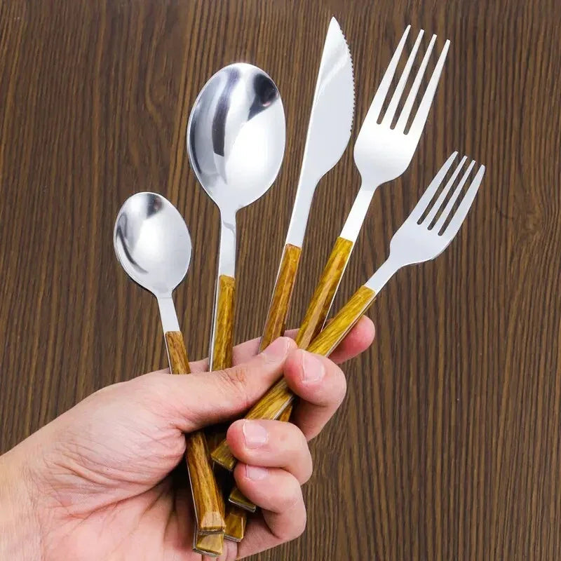Orina Cutlery Set - 30pcs-Welvere