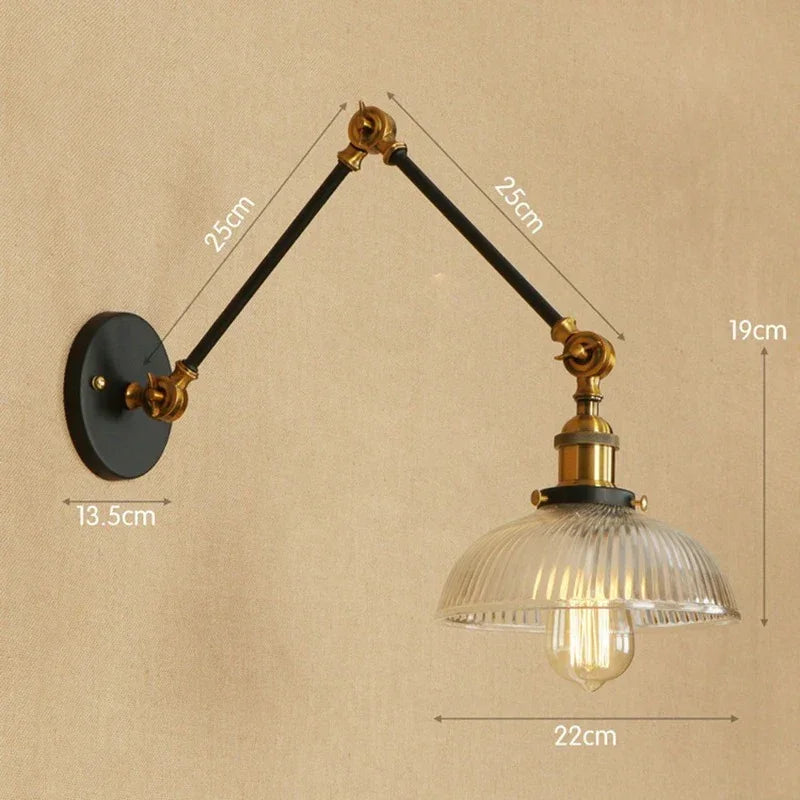Orine Glass Adjustable Livine Lamp-Welvere