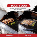 Portable Stainless Steel BBQ Grill Grid with Handle - Silver, 450g, view 5