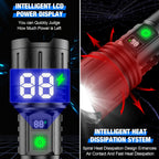 Brightest LED Flashlight 100,000 Lumens for Outdoor - Usb-C, IPX5, 1,000m Range, view 4