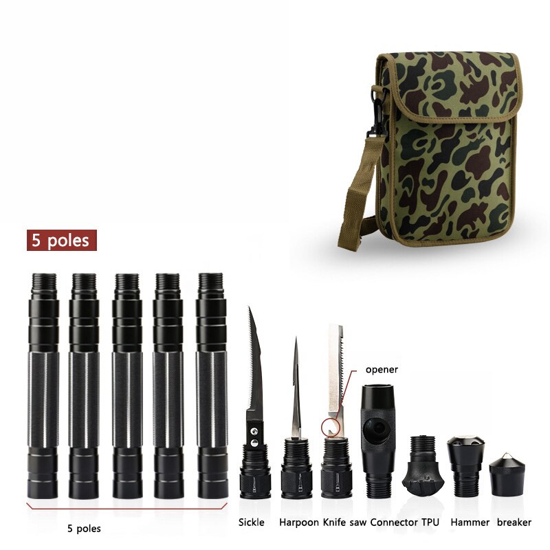Outdoor Self-Defense Survival Kit - Aluminium Alloy, Stainless Steel, 1.5kg, view 4