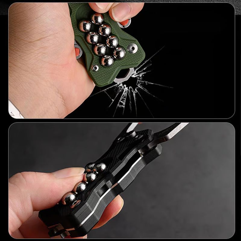 Multi-Function Slingshot EDC Tool - Stainless Steel, Pocket Size, view 6
