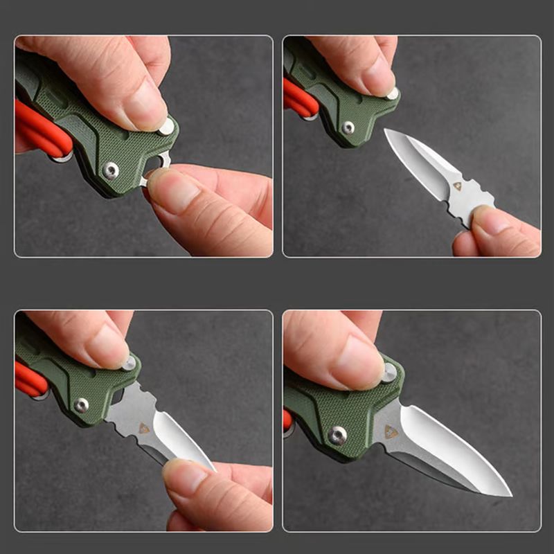 Multi-Function Slingshot EDC Tool - Stainless Steel, Pocket Size, view 7