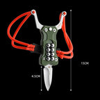Multi-Function Slingshot EDC Tool - Stainless Steel, Pocket Size, view 9
