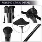 Outdoor Folding Chair Portable Telescopic Seat - Adjustable Height, view 4
