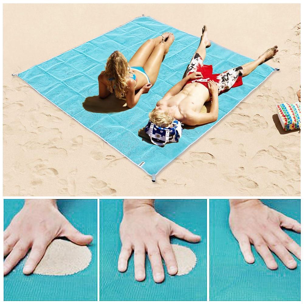 XXL Sand-free Beach Towel for Outdoor Use - 200x200 cm, Ultra-Lightweight, view 5