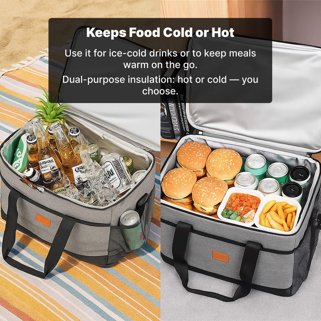Waterproof Cooler Bag 33L for Outdoor, Picnic, Beach - Oxford Fabric, view 5