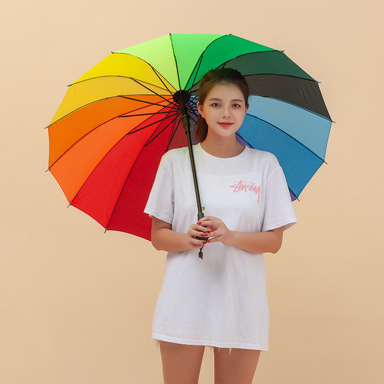 Women's UV-Protected Outdoor Sun Umbrella - Water Repellent, Ergonomic Handle, view 7