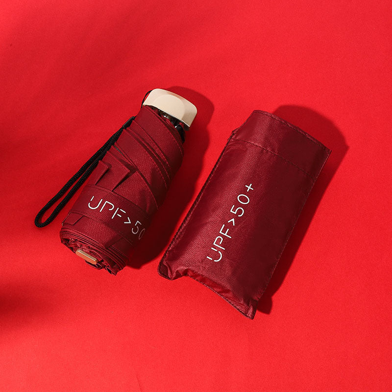 Women's UV Protection Umbrella - UPF 50+, Sun and Rain Use, view 4