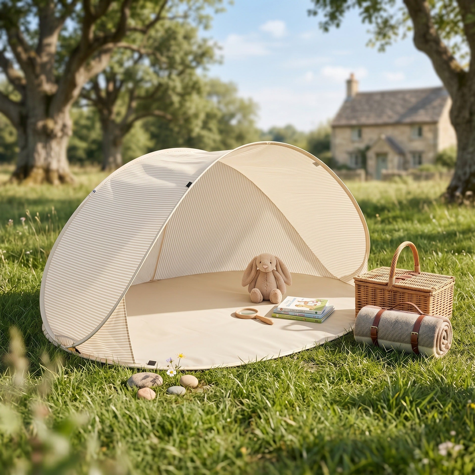Beach Tent for Outdoor and Garden - UV Protection, Easy Setup, view 4