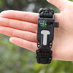 Multi-Functional Survival Paracord Bracelet for Outdoor Use - 260mm, 28g, view 8