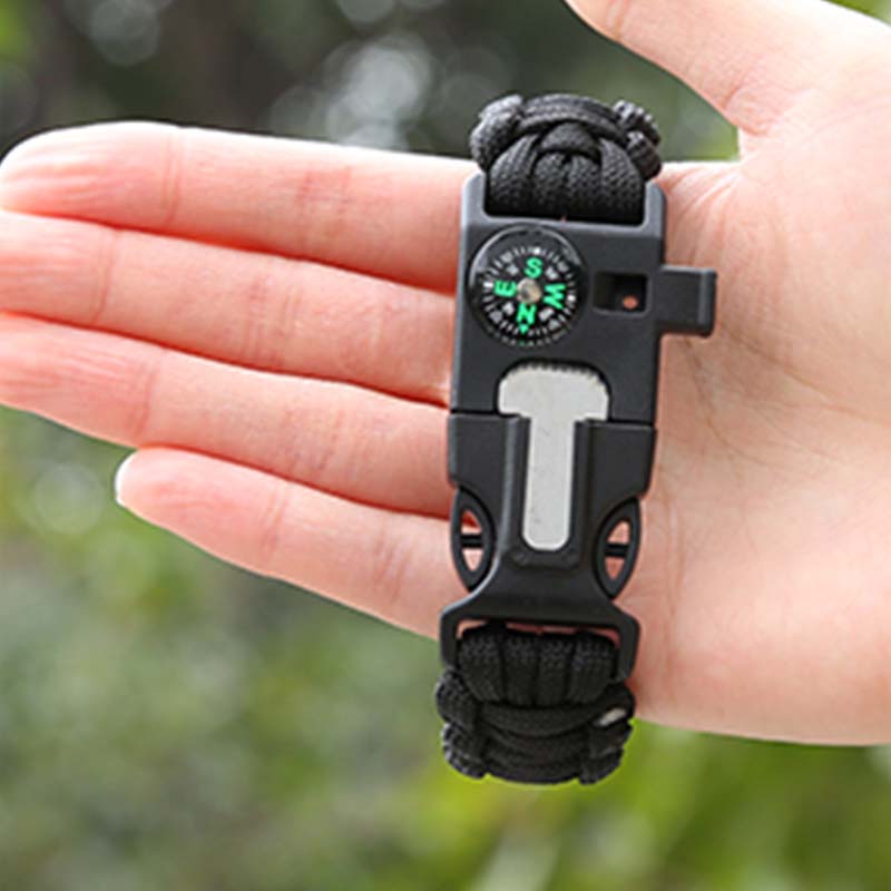 Multi-Functional Survival Paracord Bracelet for Outdoor Use - 260mm, 28g, view 8