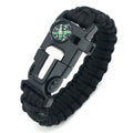 Multi-Functional Survival Paracord Bracelet for Outdoor Use - 260mm, 28g