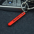 Compact Titanium Outdoor Defense Tool Keychain - Lightweight, view 6