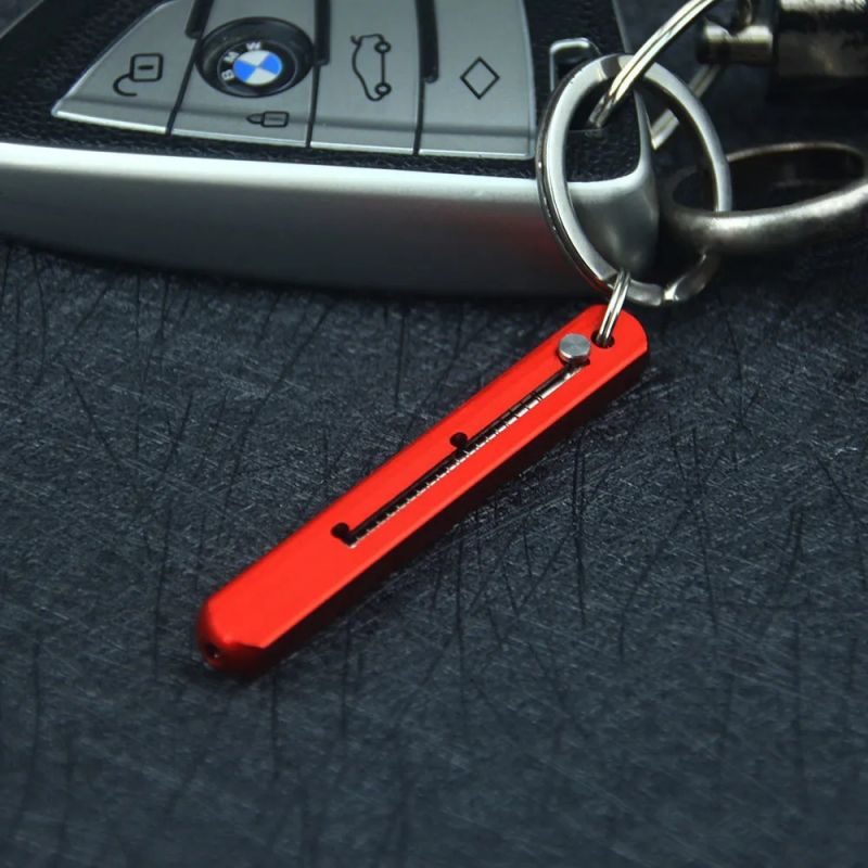 Compact Titanium Outdoor Defense Tool Keychain - Lightweight, view 6