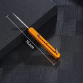 Compact Titanium Outdoor Defense Tool Keychain - Lightweight