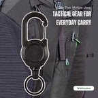 Heavy-Duty Tactical Retractable Keychain for Outdoor Use - ABS Metal, 12.5 cm, view 5