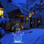 Animated LED Snowball Fight Outdoor Christmas Light - 195 LEDs, view 4