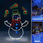 Animated LED Snowball Fight Outdoor Christmas Light - 195 LEDs, view 7