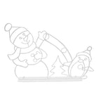 Animated LED Snowball Fight Outdoor Christmas Light - 195 LEDs, view 9
