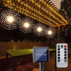 Solar Outdoor Garden Lights - IP65 Waterproof, 8 Modes, Copper Wire, view 5