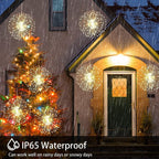 Solar Outdoor Garden Lights - IP65 Waterproof, 8 Modes, Copper Wire, view 6