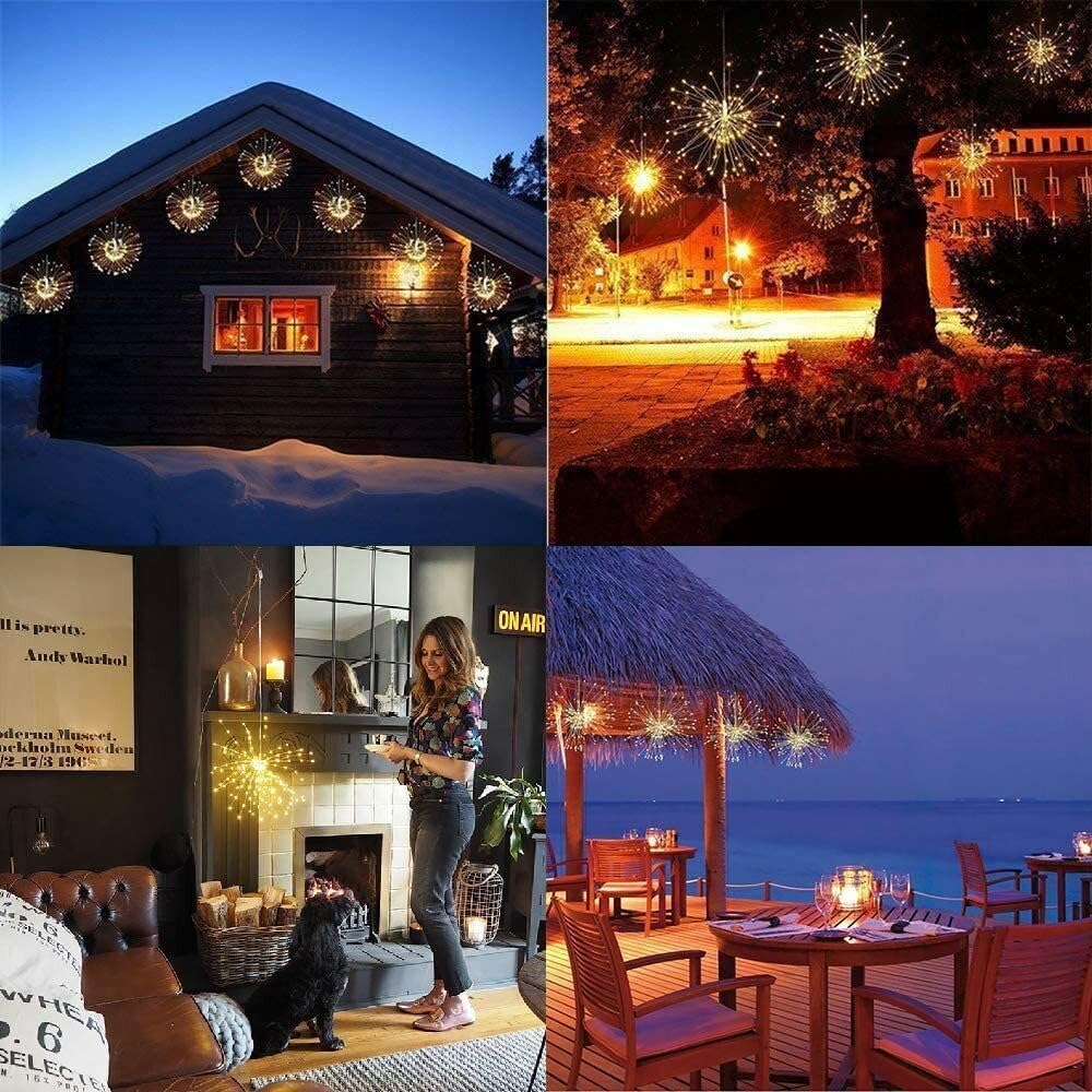 Solar Outdoor Garden Lights - IP65 Waterproof, 8 Modes, Copper Wire, view 7