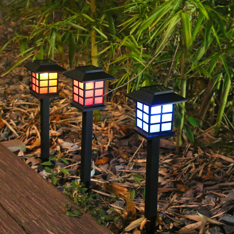 Traditional Rustic Waterproof Solar LED Outdoor Garden Light - ABS, IP65 Rated, view 10