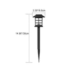 Traditional Rustic Waterproof Solar LED Outdoor Garden Light - ABS, IP65 Rated, view 3