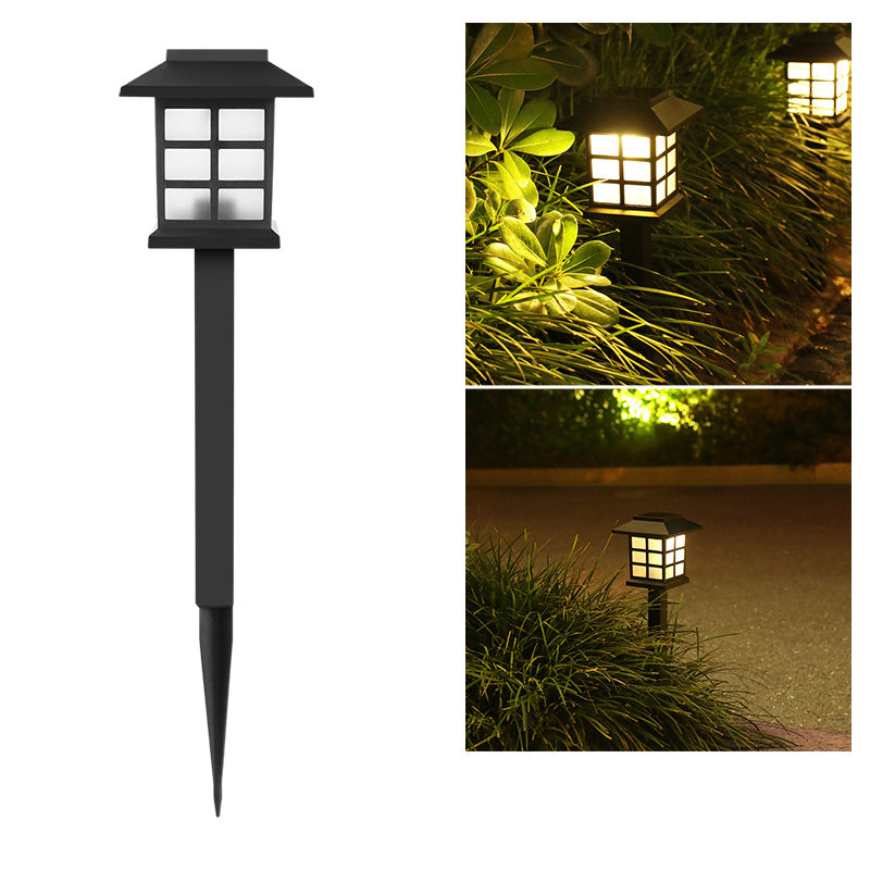 Traditional Rustic Waterproof Solar LED Outdoor Garden Light - ABS, IP65 Rated, view 6