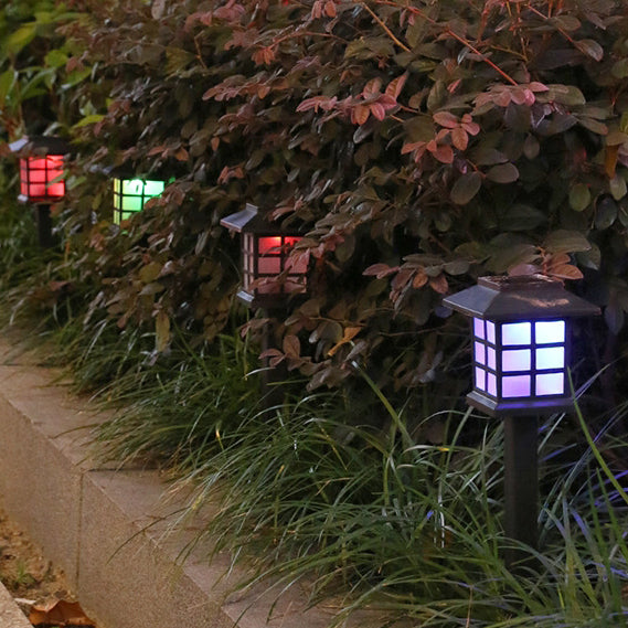 Traditional Rustic Waterproof Solar LED Outdoor Garden Light - ABS, IP65 Rated, view 9