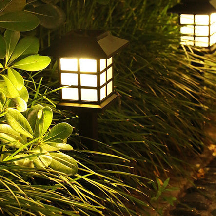 Traditional Rustic Waterproof Solar LED Outdoor Garden Light - ABS, IP65 Rated