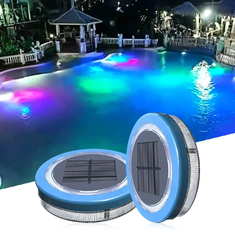 Floating Solar Pool Light - Blue LED, IP68 Waterproof, 11.6×2.5 cm, view 5