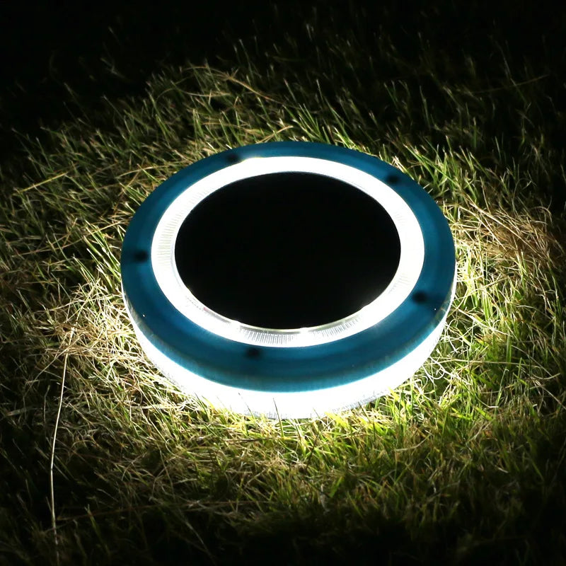 Floating Solar Pool Light - Blue LED, IP68 Waterproof, 11.6×2.5 cm