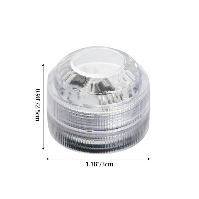 Waterproof Round Underwater LED Outdoor Light - Battery, IP68, PS Material, view 4