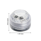 Waterproof Round Underwater LED Outdoor Light - Battery, IP68, PS Material, view 4