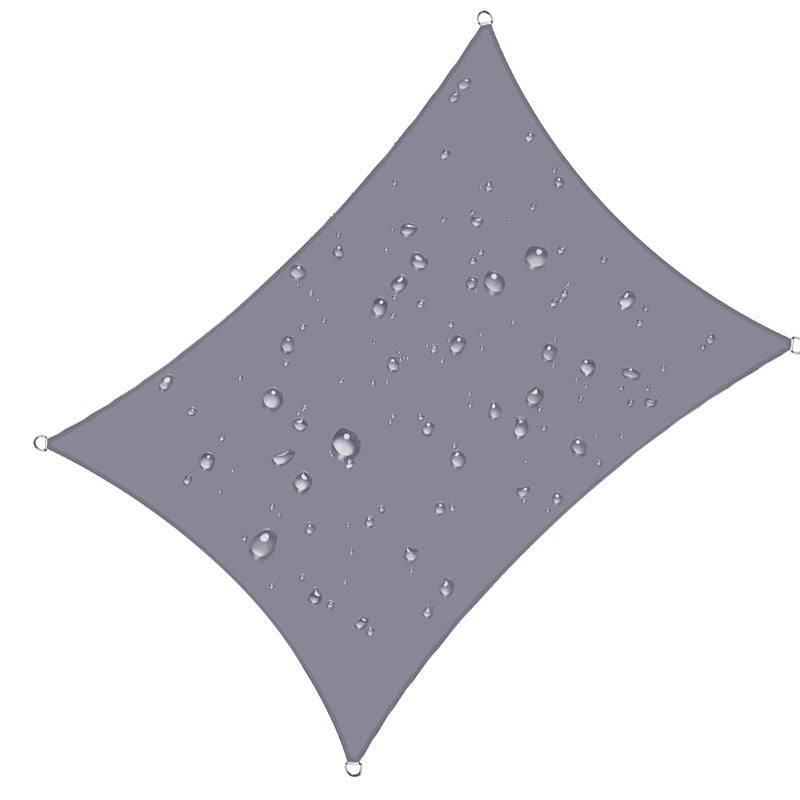 Heavy-Duty Waterproof Sun Shade Sail Canopy for Outdoor Patios - Rectangular Shape, view 2