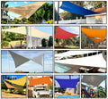 Heavy-Duty Waterproof Sun Shade Sail Canopy for Outdoor Patios - Rectangular Shape