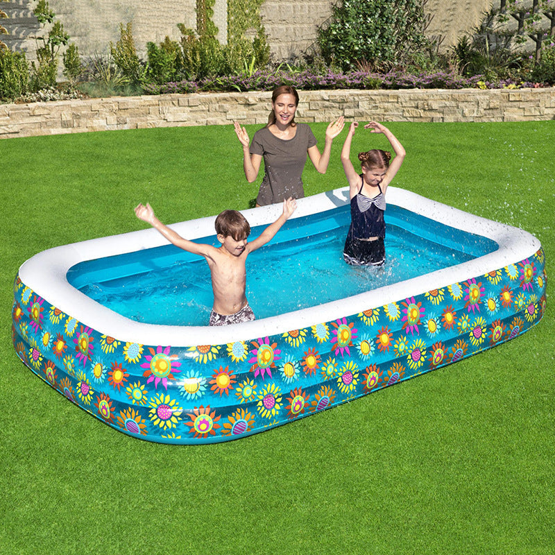 Women Inflatable Family Splash and Play Bathtub - Ergonomic, Easy Inflation, view 3