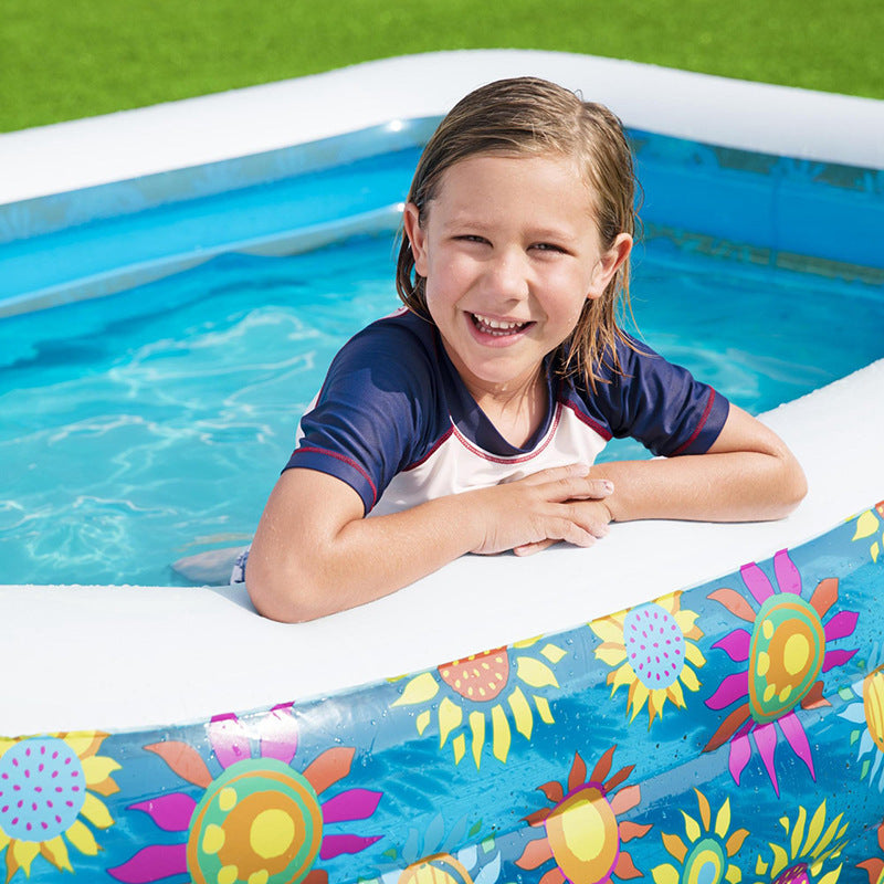 Women Inflatable Family Splash and Play Bathtub - Ergonomic, Easy Inflation, view 4