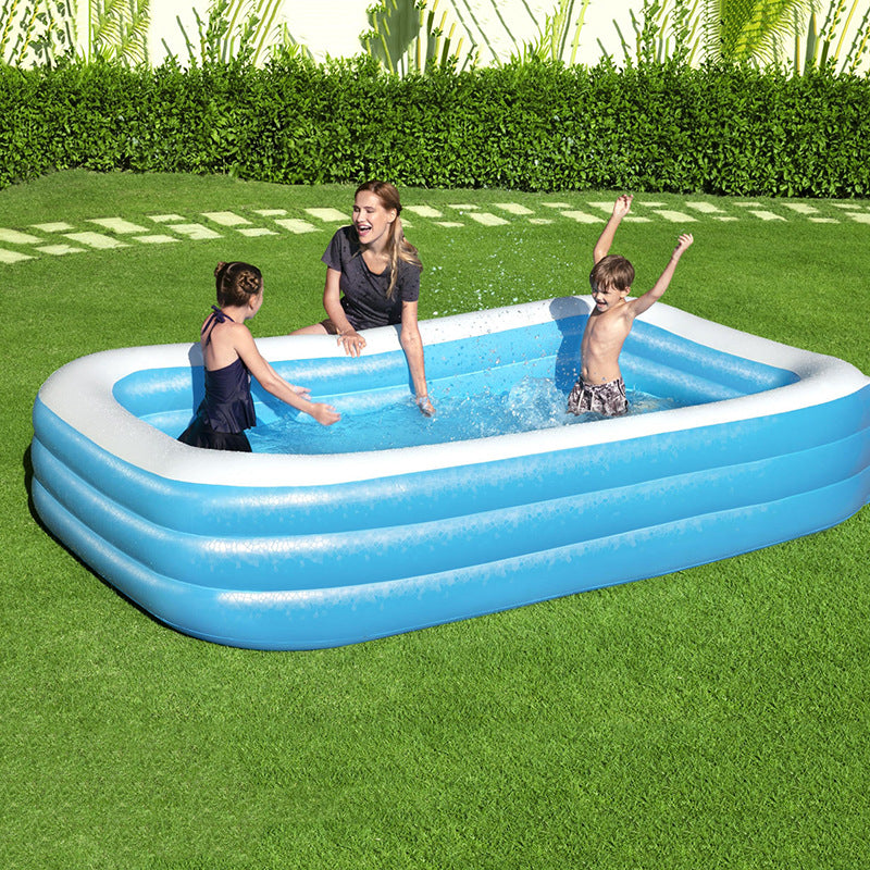 Women Inflatable Family Splash and Play Bathtub - Ergonomic, Easy Inflation