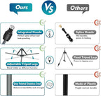 Standing Outdoor Patio Misting System - Adjustable Height 2.6 ft to 5.3 ft, view 3