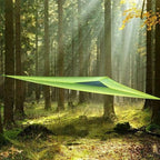 Multi-Person Camping Hammock with 3-Point Anchor System - Green and Black, view 6