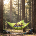 Multi-Person Outdoor Hammock - Nylon, Green/Black, 110in or 157in Sizes, view 14