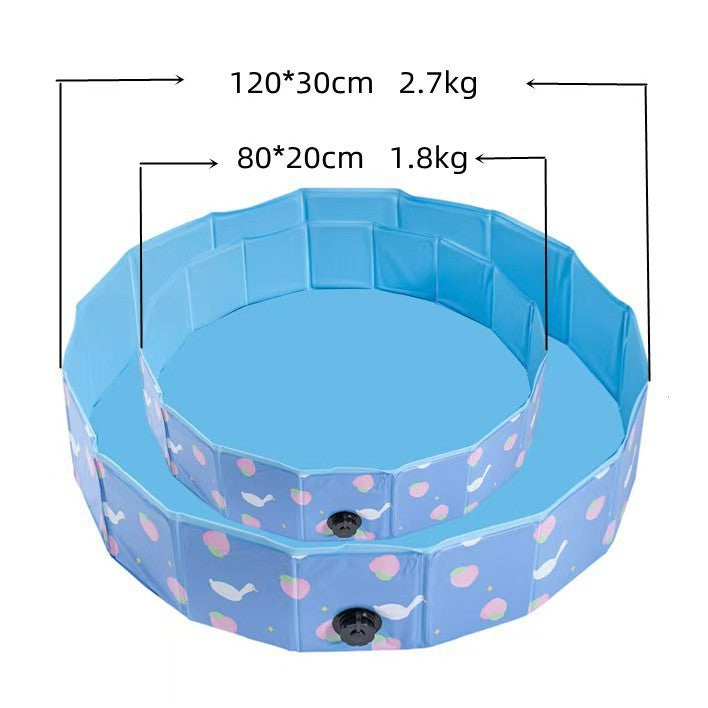 Inflatable Children's Splash Pool for Garden or Balcony - Safe Border