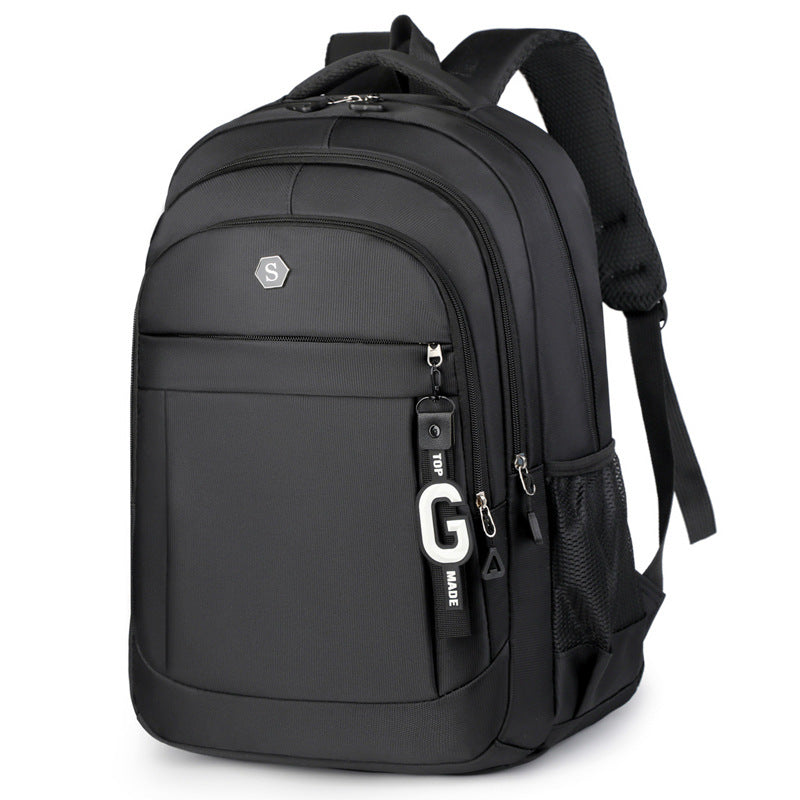 Oxford Fabric Backpack, 36–55 L, Fits 16-Inch Laptop