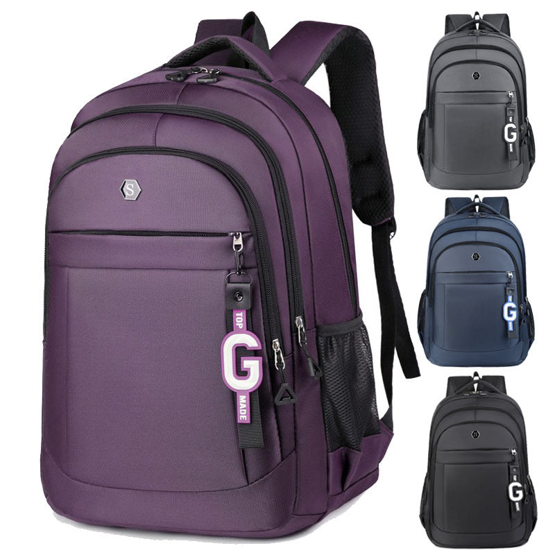 Oxford Fabric Backpack, 36–55 L, Fits 16-Inch Laptop