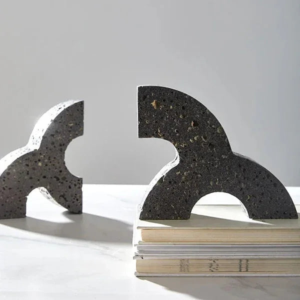 Pearl Stone Bookends-Welvere