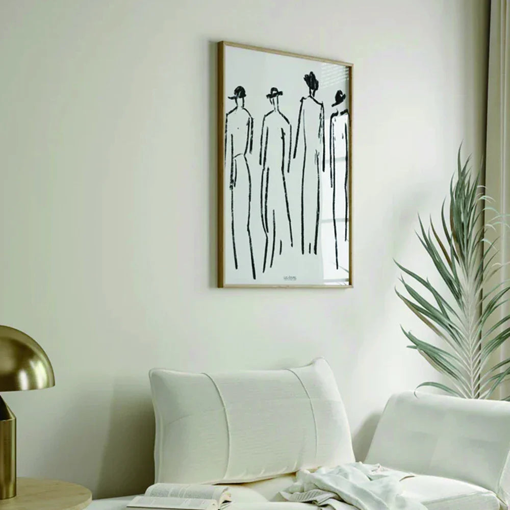 Unique Eco-Friendly People Wall Art for Home Decor | Welvere-Welvere